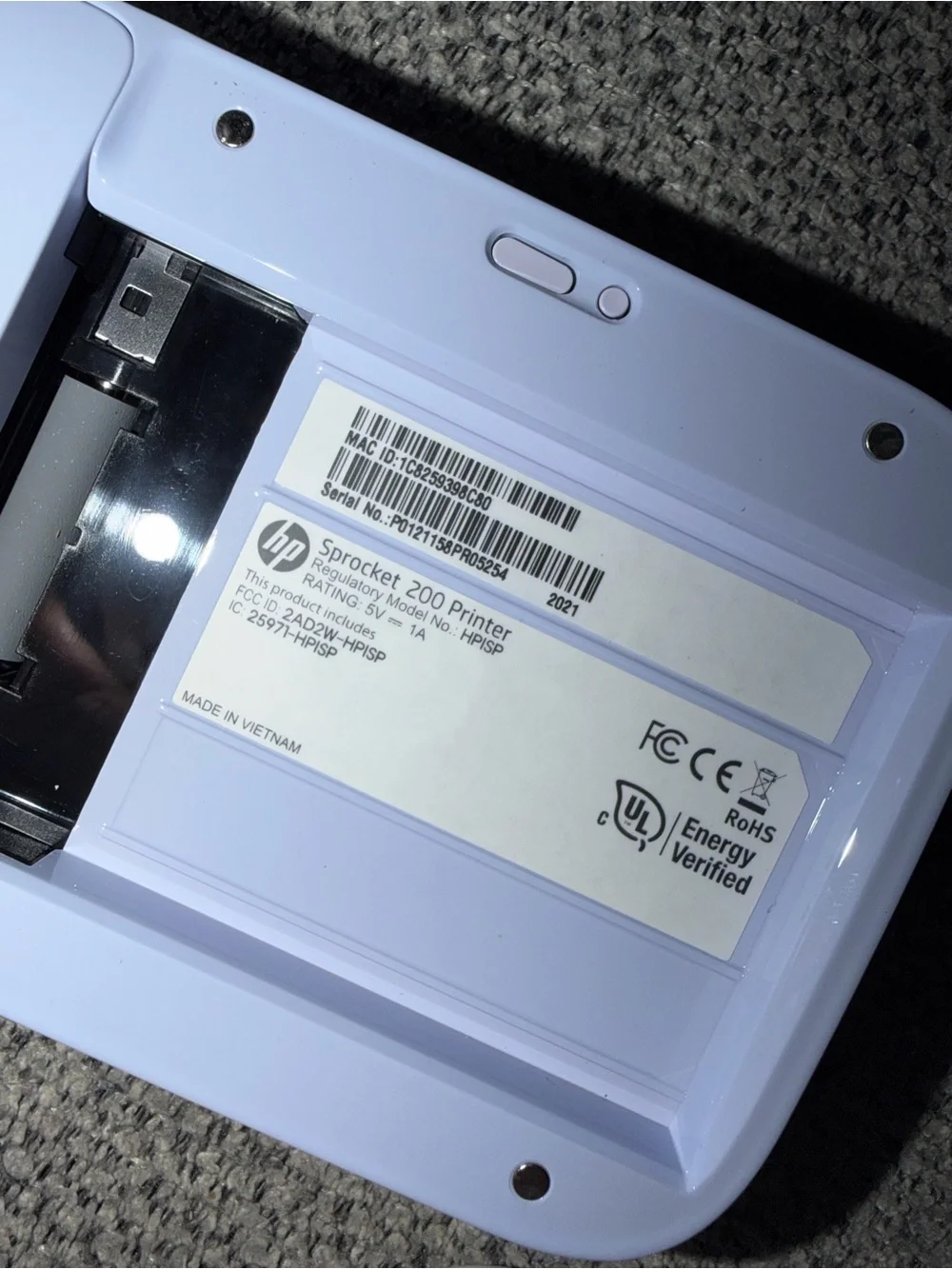 HP Sprocket 200